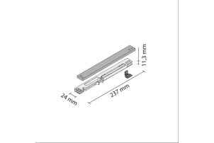 Cichy domyk do szaf przesuwnych