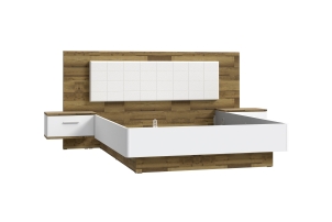 Łóżko 160/200 cm z szafkami nocnymi MODERN WAY MRWL2162-C811