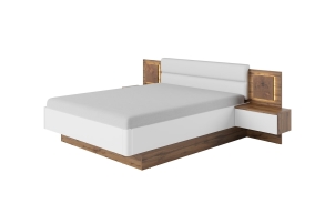 Łóżko 160/200 cm ze stolikami Capri 76