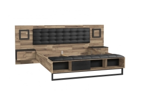 Łóżko 180/200cm ze stolikami Jakobina JKBL1181B
