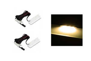 2 x oświetlenie LED na szybę (białe ciepłe)