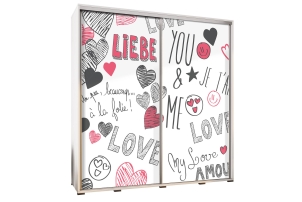 Szafa ubraniowa Penelopa 205 Love