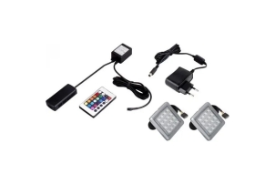 Oświetlenie 2 x RGB LED Alabama Unterbaum