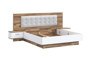 Łóżko 180/200 cm z szafkami nocnymi MODERN WAY MRWL2182-C811