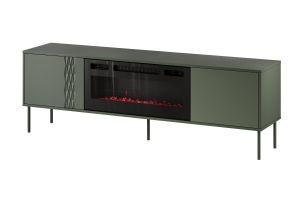 Szafka RTV TRESSE 180 2D EF z kominkiem
