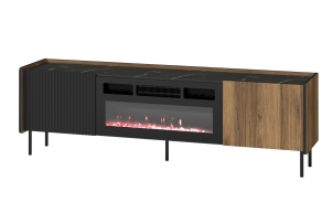 Szafka rtv PRESTIGO P17 z kominkiem